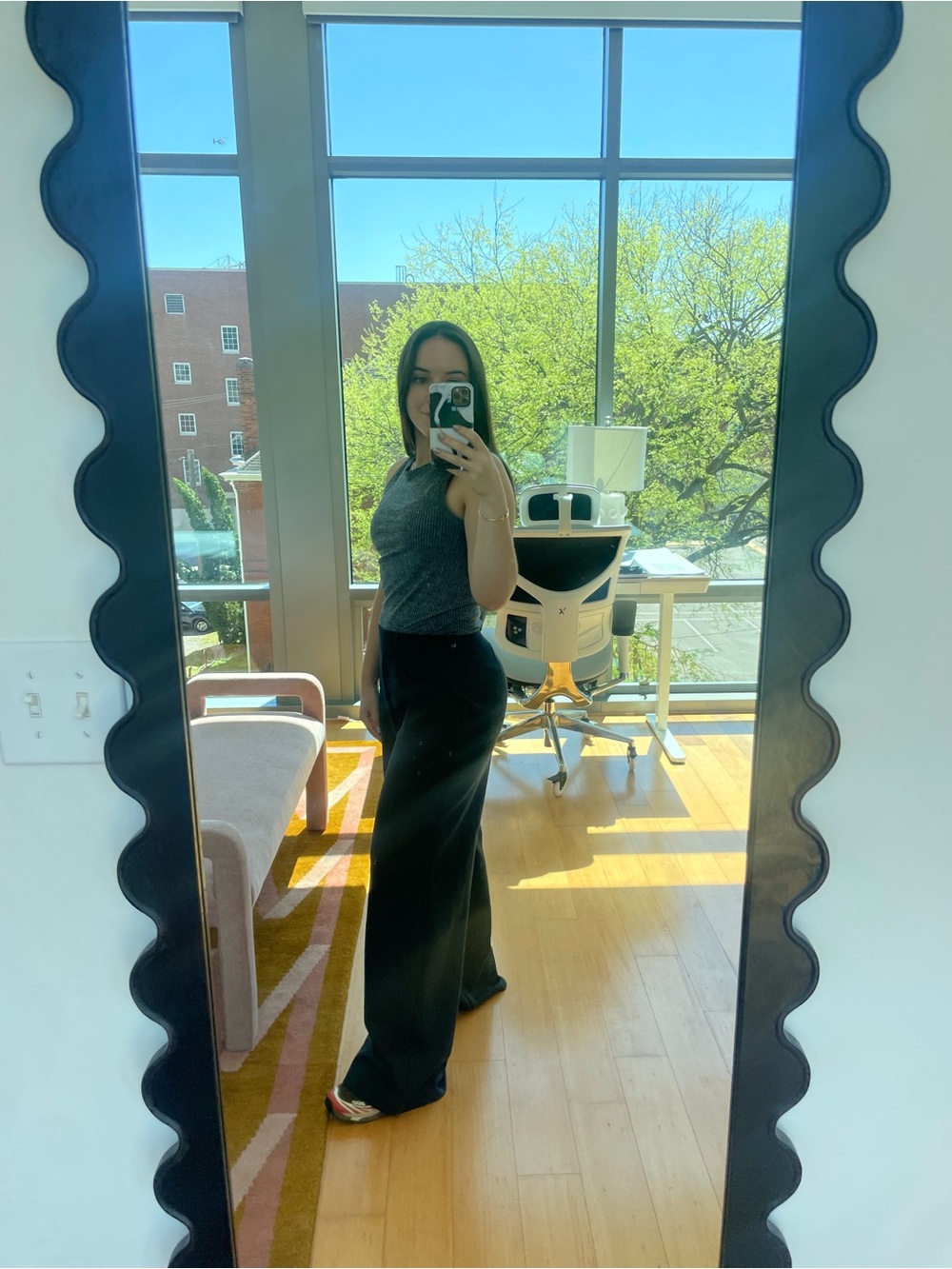 Beyond Yoga Black Wide-Leg Women's Pants